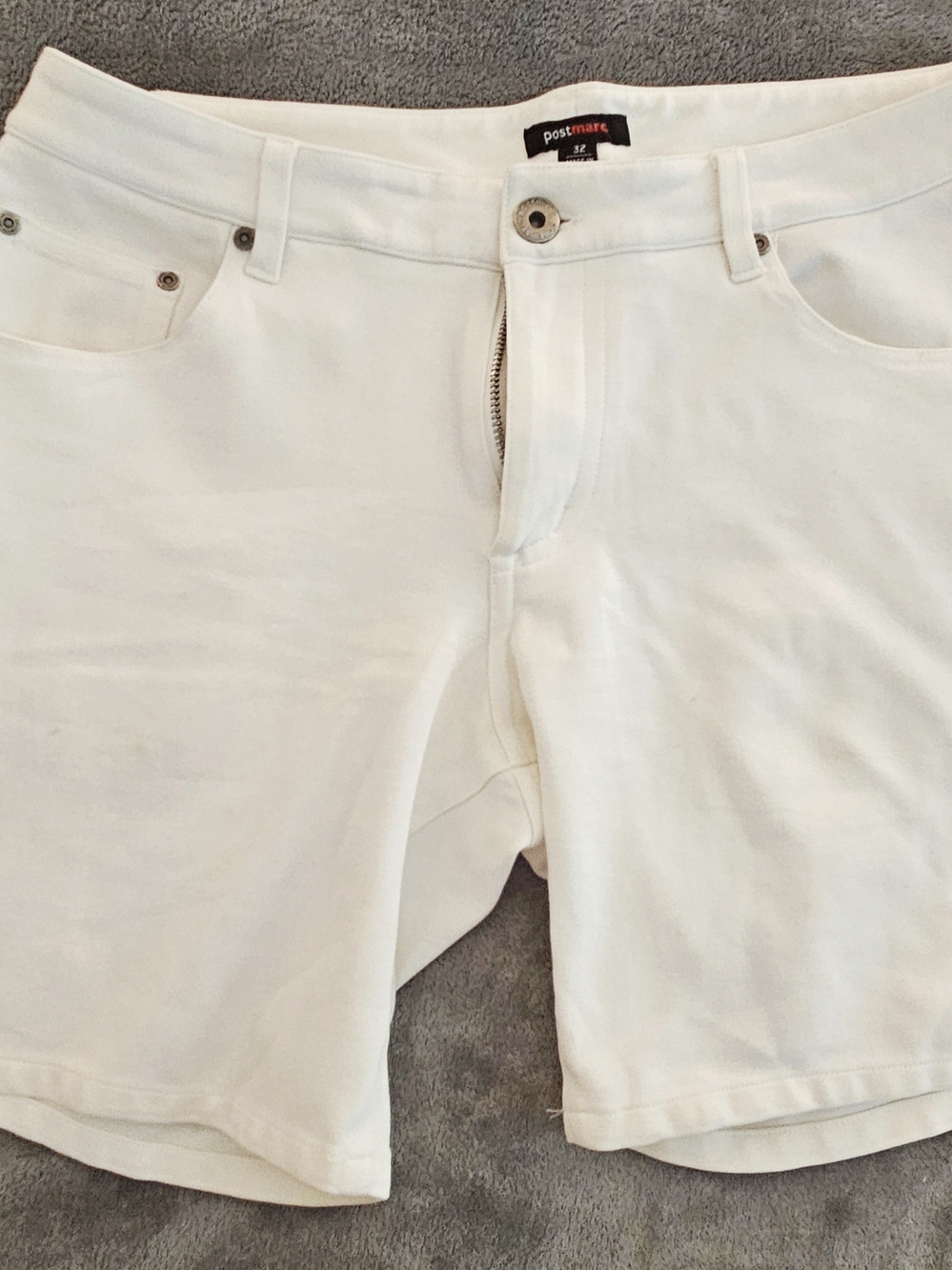Post Marc White Men’s Casual Shorts